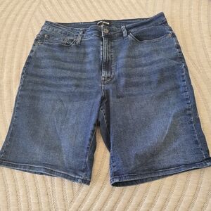 Denim Blue Womens Shorts